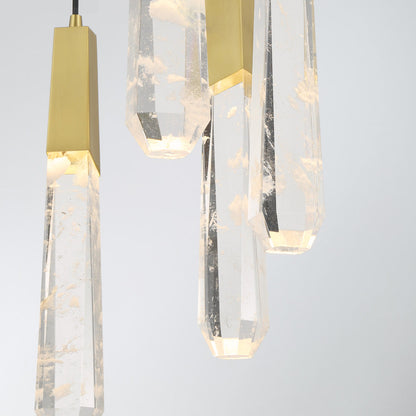 Drifting Droplets Multi Light LED Pendant Light in Detail.