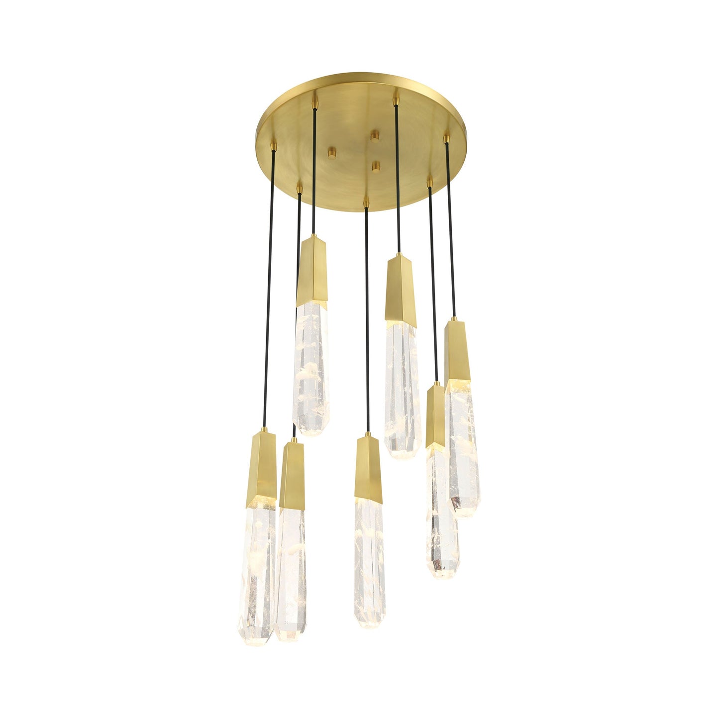 Drifting Droplets Multi Light LED Pendant Light in Detail.