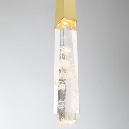 Drifting Droplets Single LED Pendant Light in Detail.