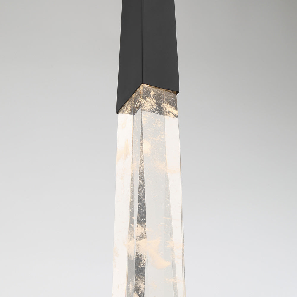 Drifting Droplets Single LED Pendant Light in Detail.