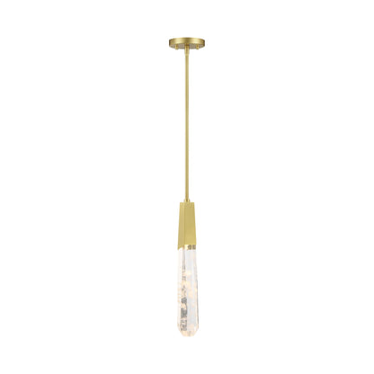 Drifting Droplets Single LED Pendant Light in Detail.