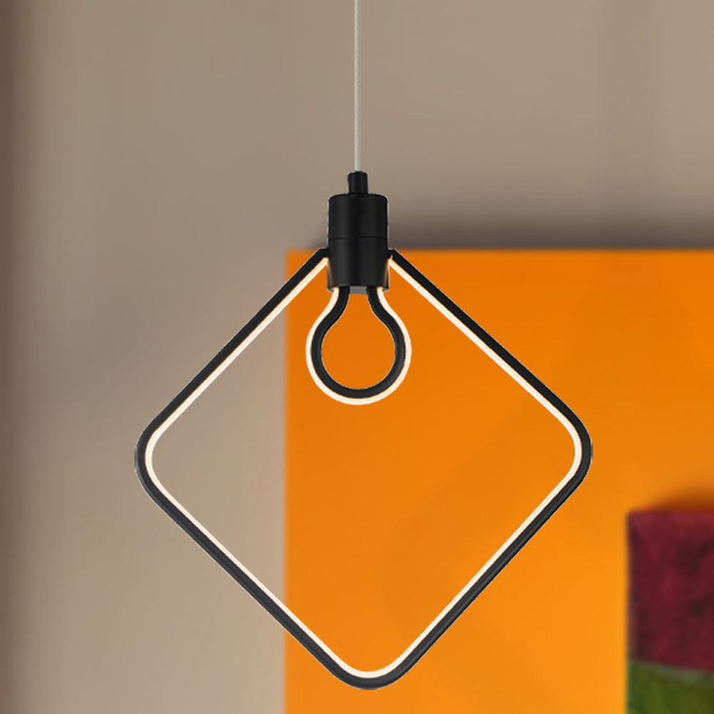 Edison's Outline P1904 LED Pendant Light in Detail.