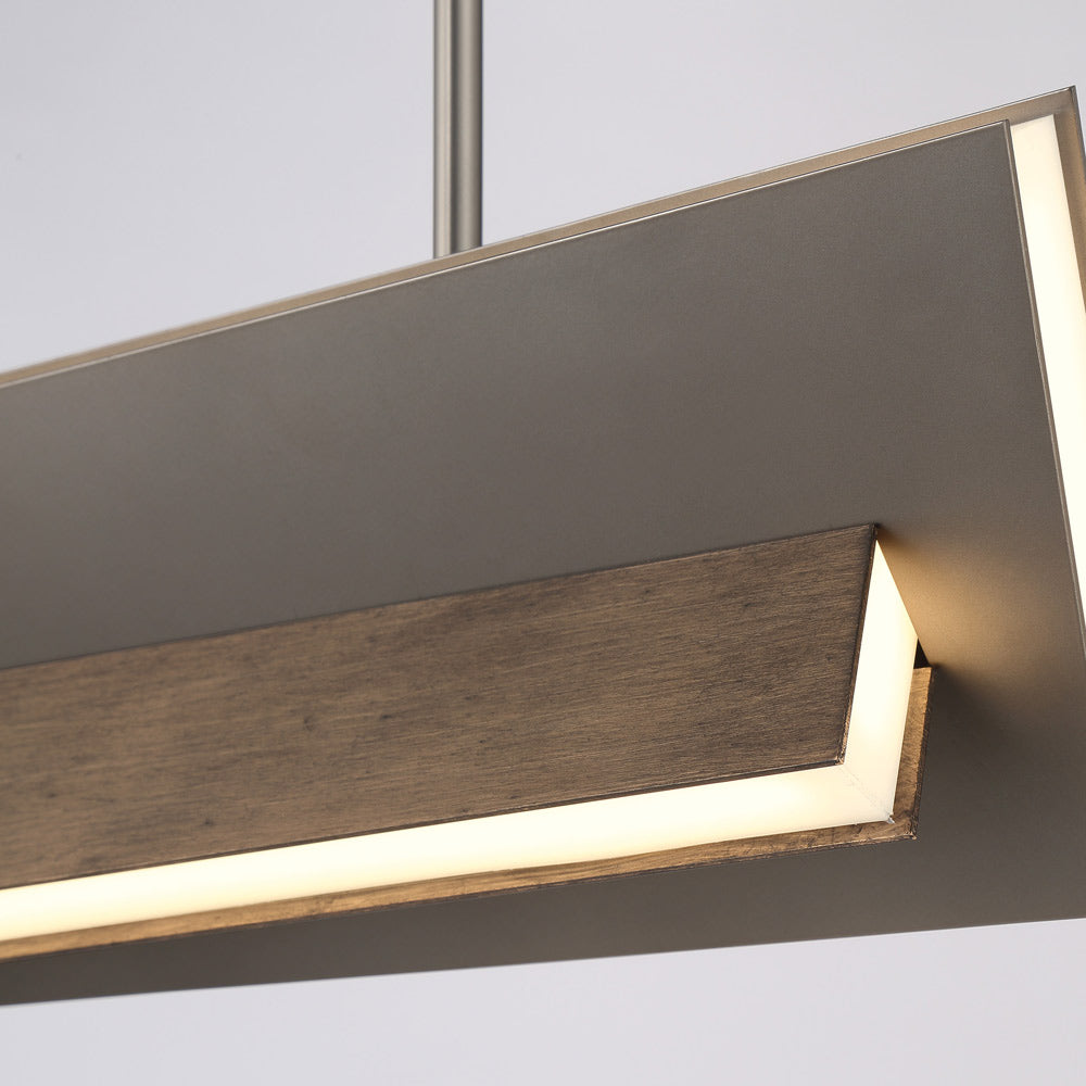 Intersezioni Linear LED Pendant Light in Detail.