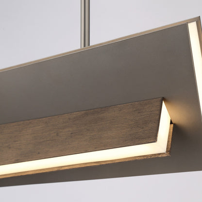 Intersezioni Linear LED Pendant Light in Detail.