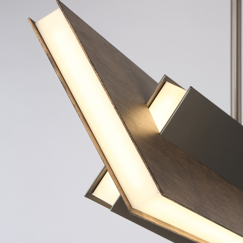 Intersezioni Linear LED Pendant Light in Detail.