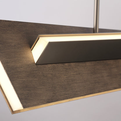 Intersezioni Linear LED Pendant Light in Detail.