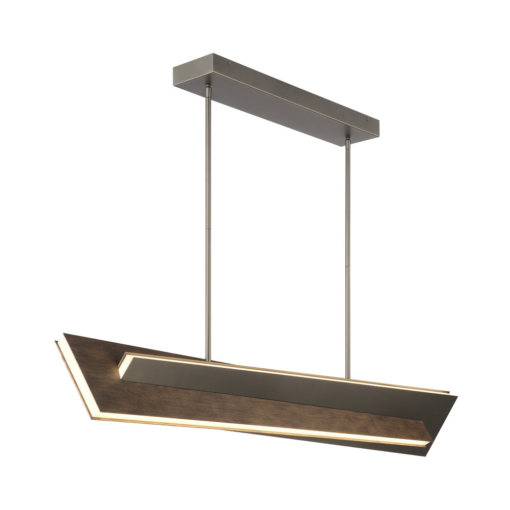 Intersezioni Linear LED Pendant Light in Detail.