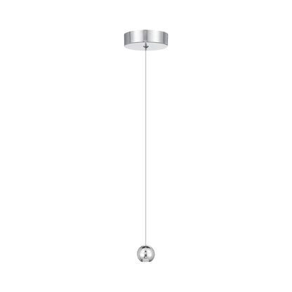 Itty LED Pendant Light in Chrome.
