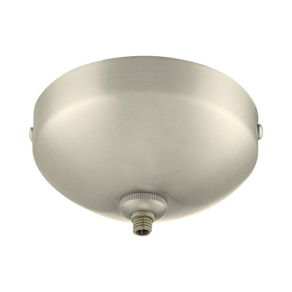 George Kovacs Low Voltage LightRails LED Mono-point Canopy in Brushed Nickel.