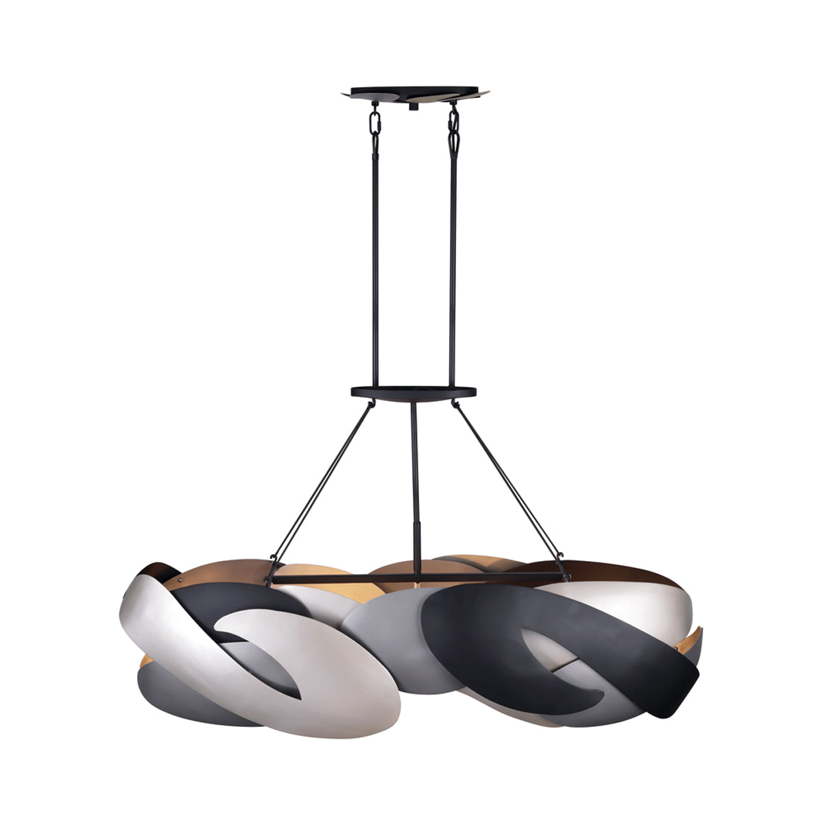 Metalo Misto Linear Pendant Light.