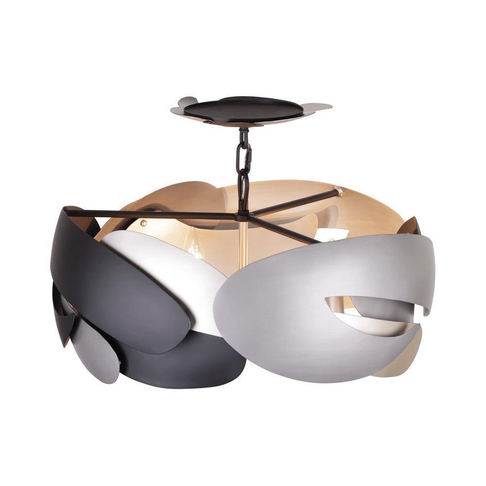 Metalo Misto Semi Flush Mount Ceiling Light.