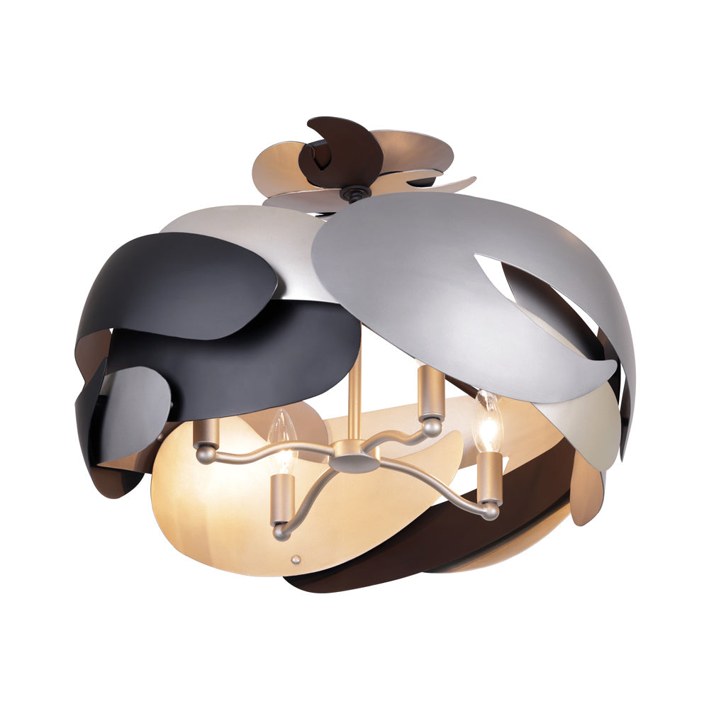 Metalo Misto Semi Flush Mount Ceiling Light in Detail.