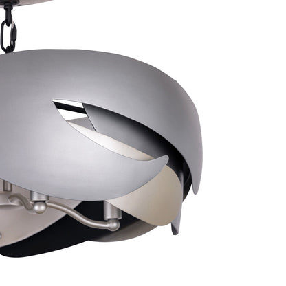 Metalo Misto Semi Flush Mount Ceiling Light in Detail.