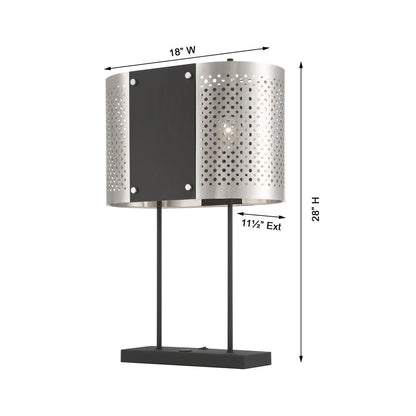 Noho Table Lamp - line drawing.