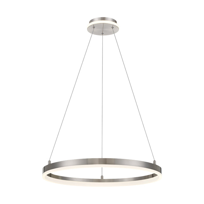 Recovery LED Pendant Light in Brushed Nickel (Medium).