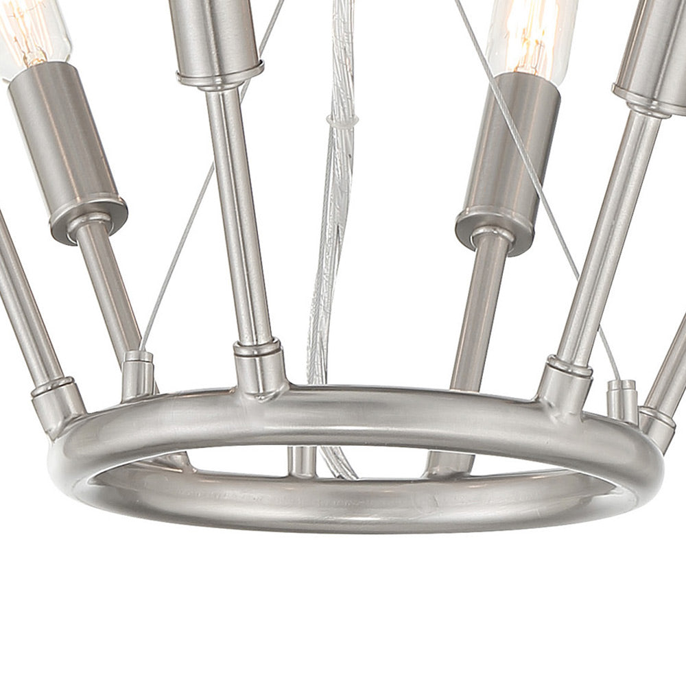 Royalty Semi Flush Mount Ceiling Light in Detail.