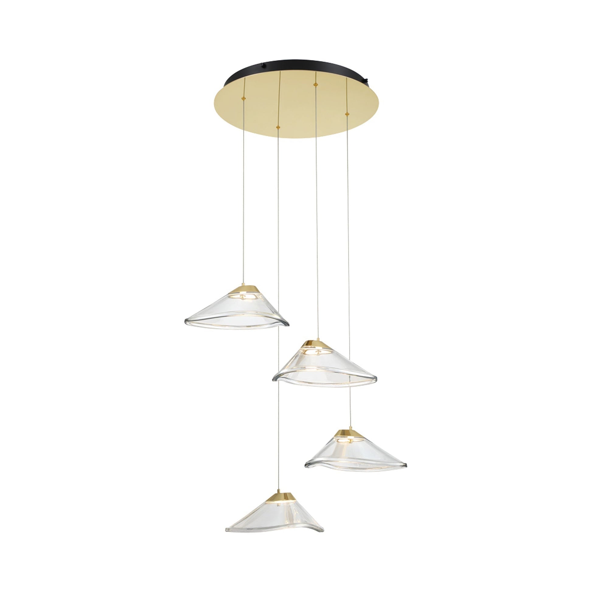 Sneer LED Multi Light Pendant Light (4-Light).