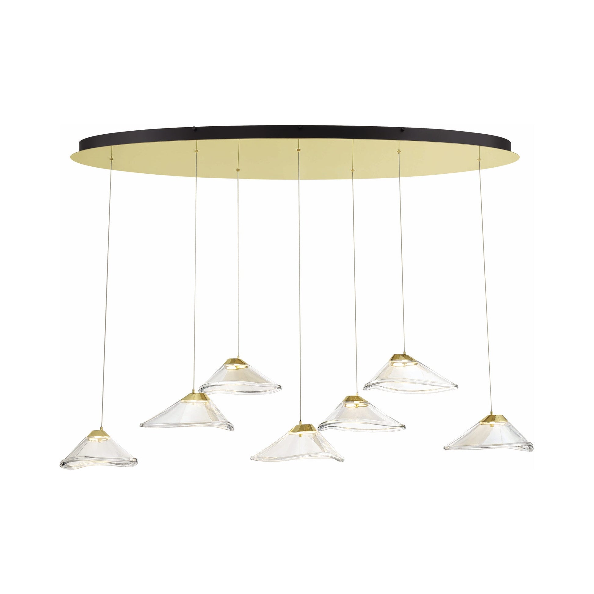 Sneer LED Multi Light Pendant Light (7-Light).