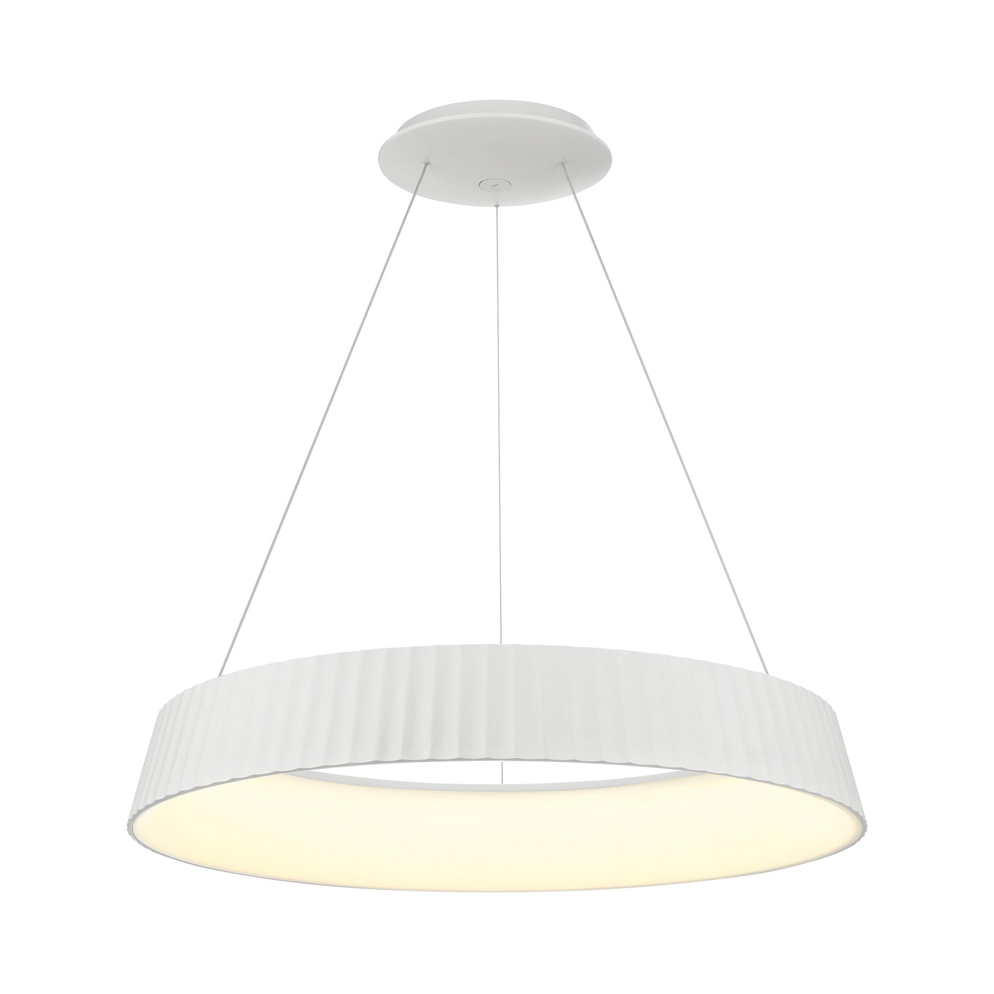 Star Gate LED Pendant Light in White (Large).