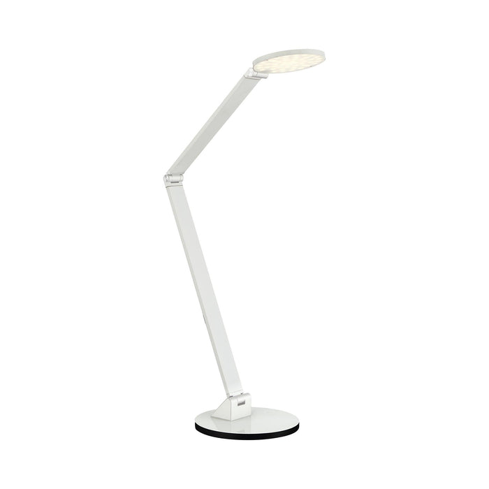 Task LED Table Lamp in White.