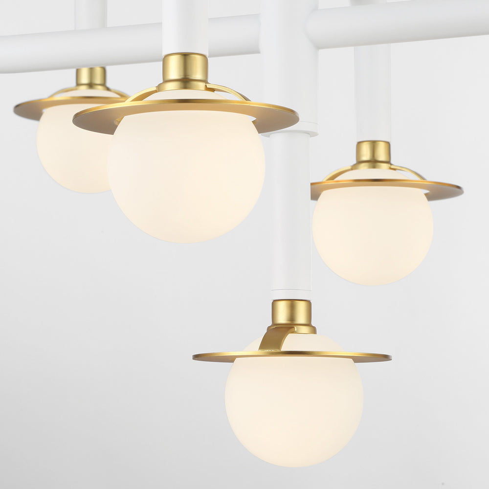 Tubular Chandelier in Detail.