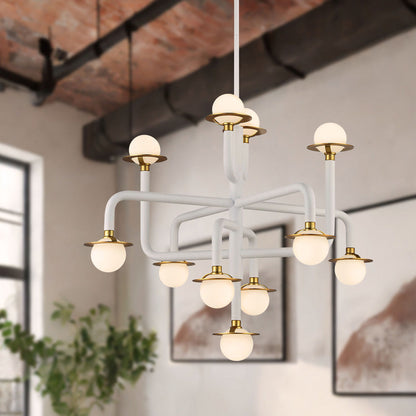 Tubular Chandelier in Detail.