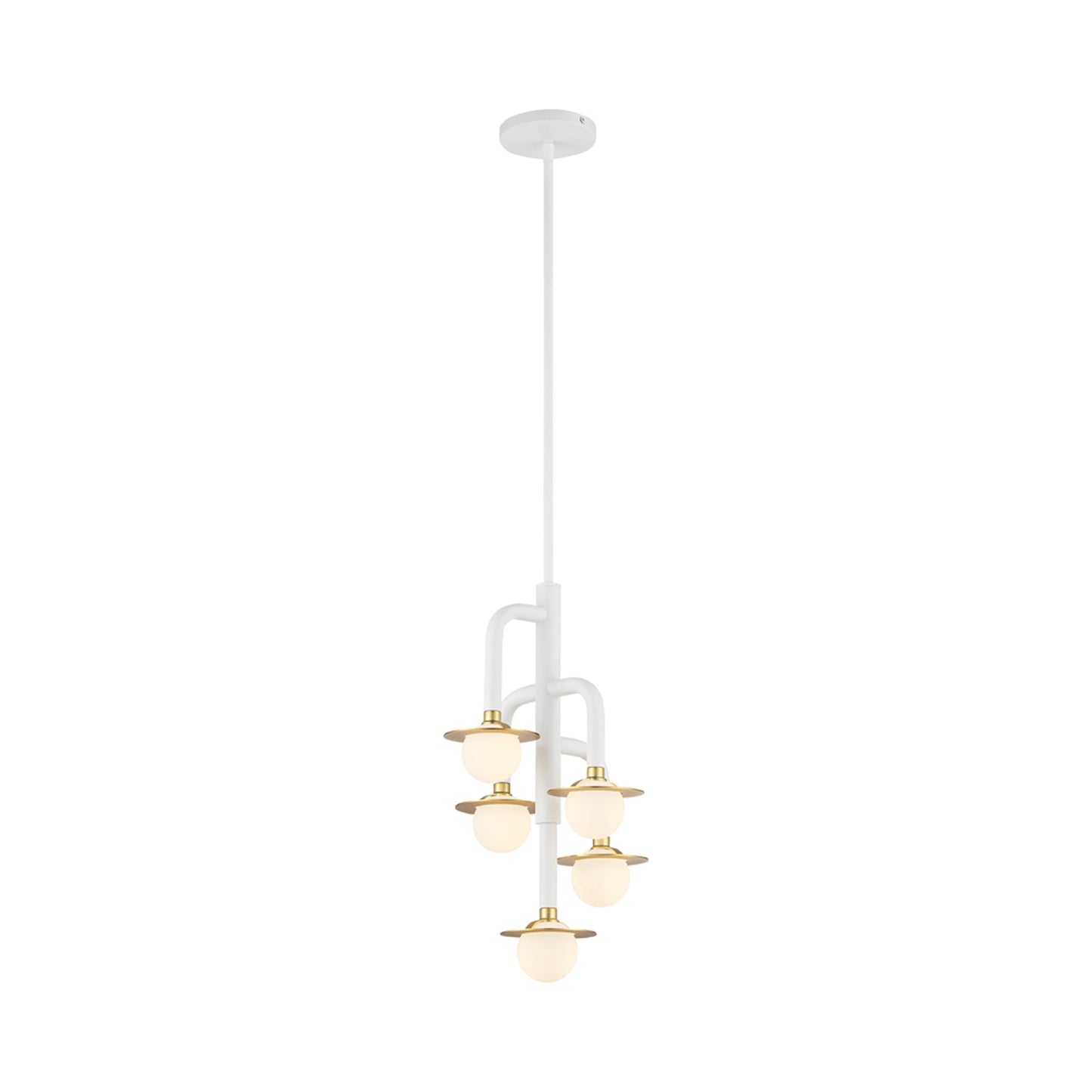 Tubular Chandelier in Detail.