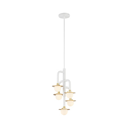 Tubular Chandelier in Detail.