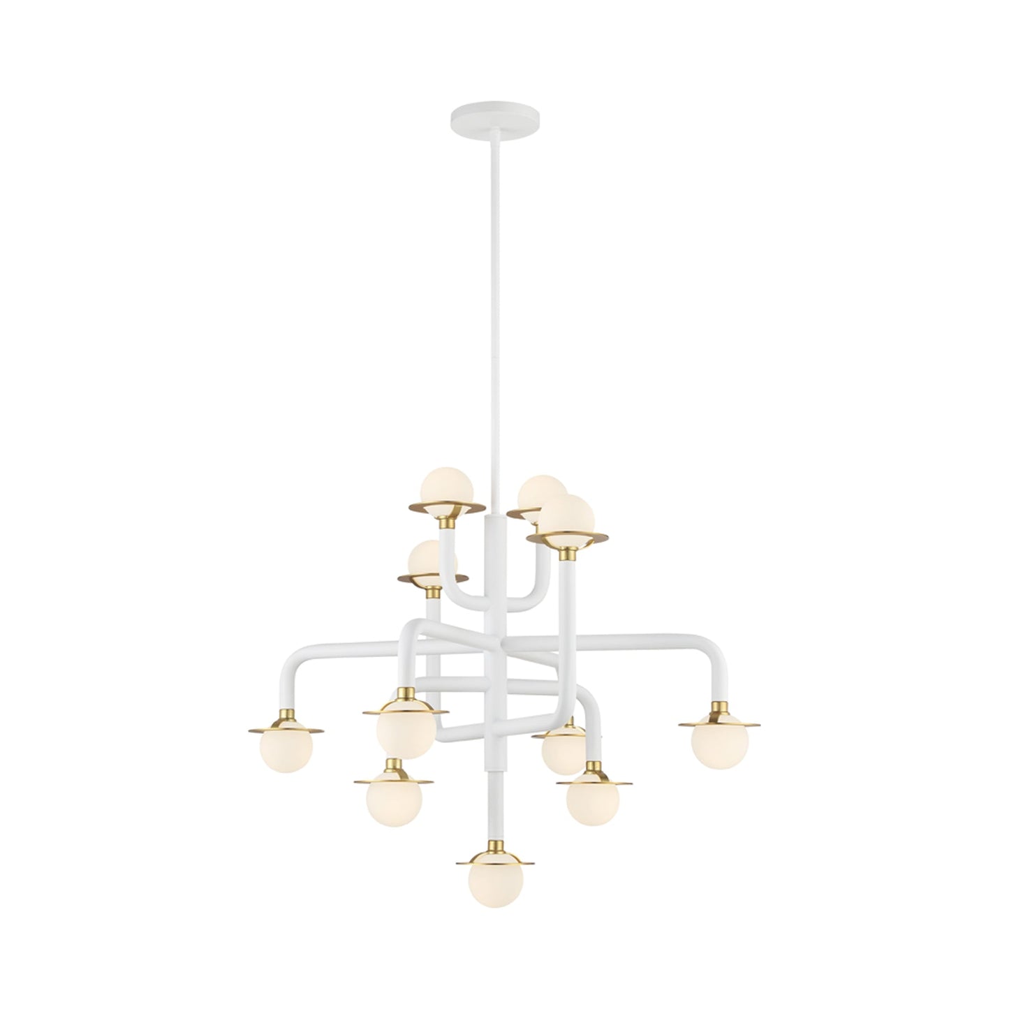 Tubular Chandelier in Detail.