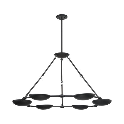 Undertas Chandelier in Coal Black.