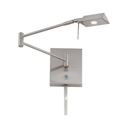 George's Reading Room P4318 LED Swing Arm Wall Light.