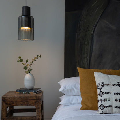 Barro Pendant Light in bedroom.