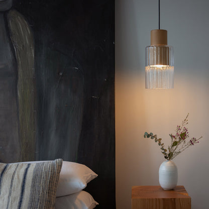 Barro Pendant Light in bedroom.