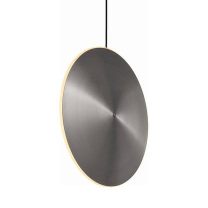 Chrona LED Vertical Pendant Light in Stainless Steel (Large).