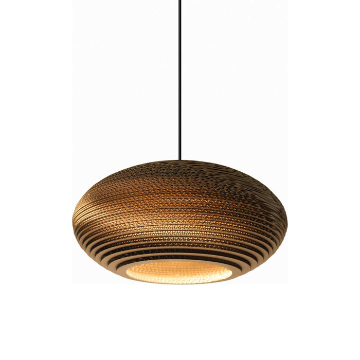 Disc Pendant Light in Natural (Small).