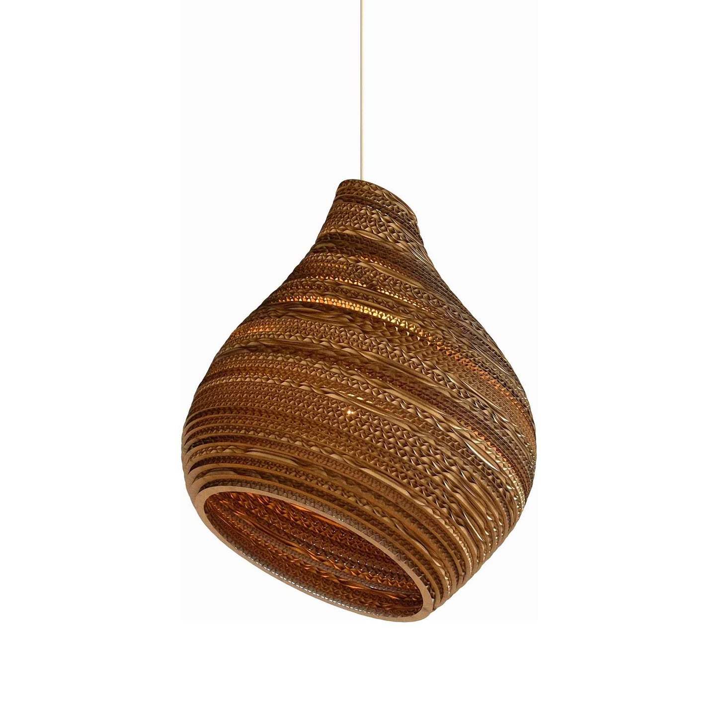 Hive Pendant Light in Natural (Medium).