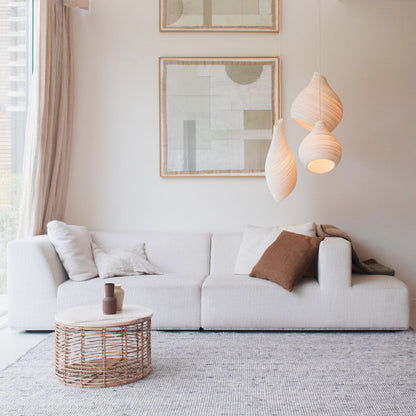 Hive Pendant Light in living room.