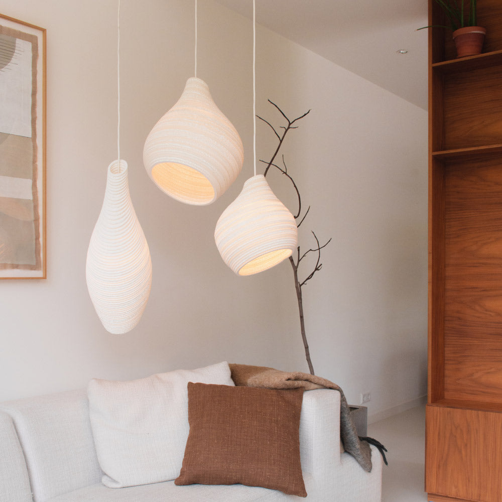 Hive Pendant Light in living room.