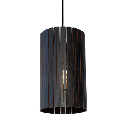 Kerflights P2 Pendant Light in Blackened Ash.