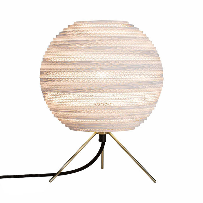 Moon Table Lamp in White.