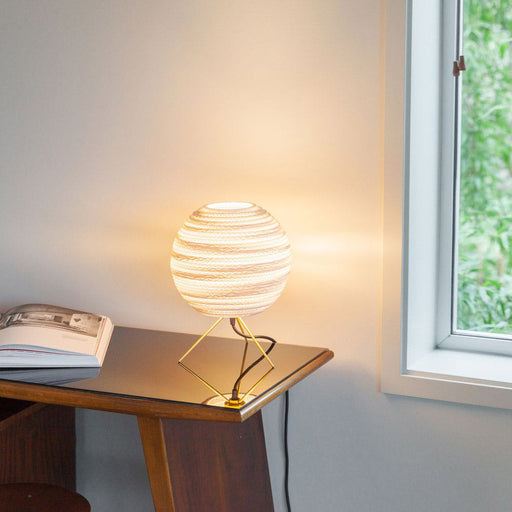 Moon Table Lamp in office room.