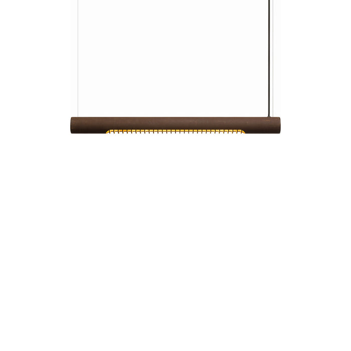 Roest LED Linear Pendant Lightin Rust (29.5-Inch).