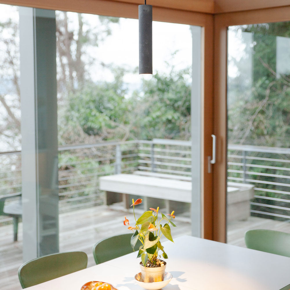 Roest Mini Pendant Light in dining room.