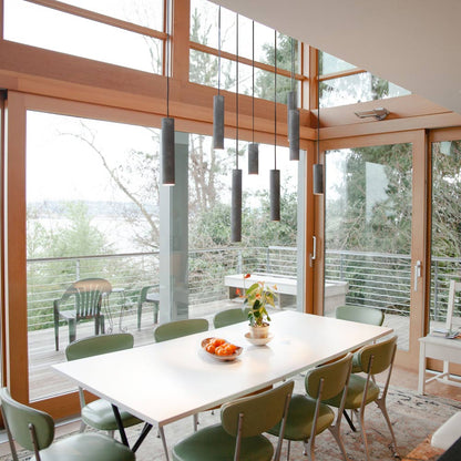 Roest Mini Pendant Light in dining room.