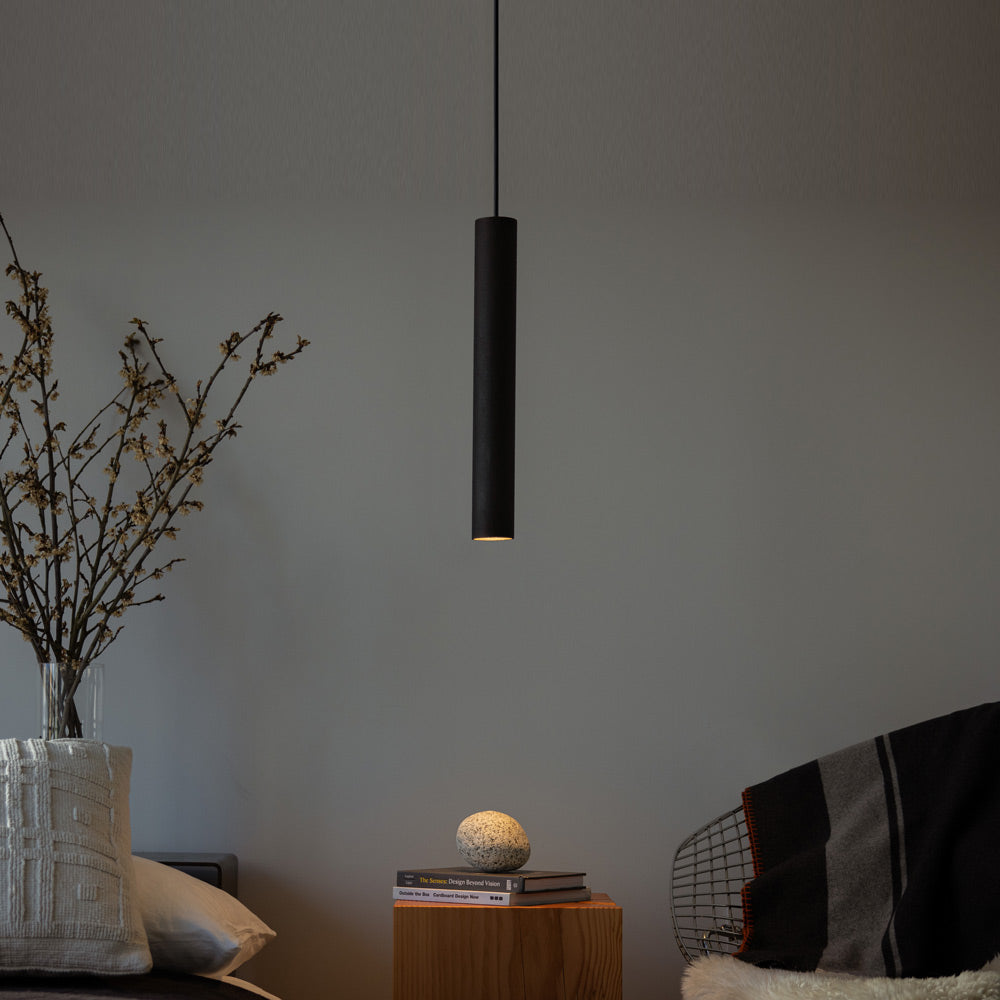 Roest Pendant Light in bedroom.