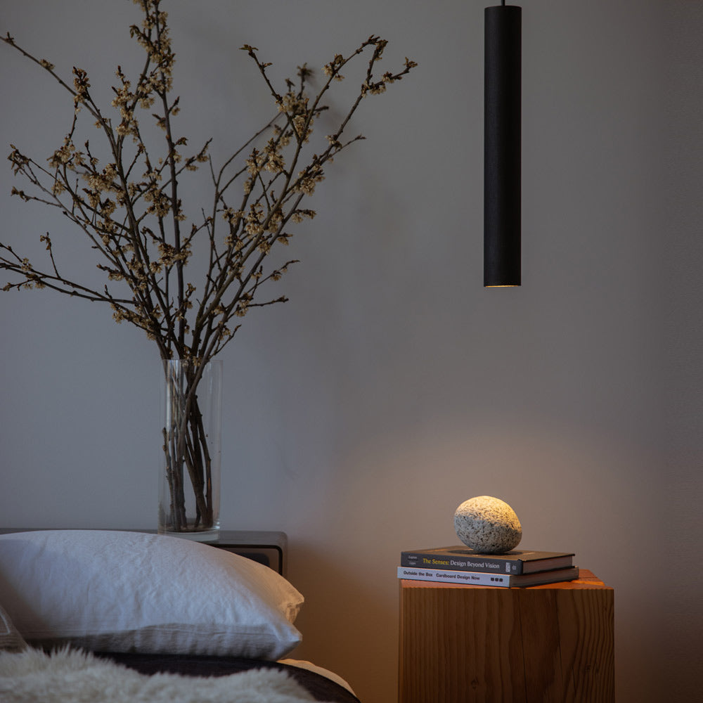 Roest Pendant Light in bedroom.