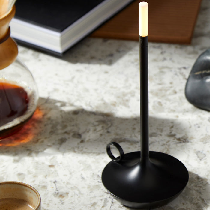 Wick LED Table Lamp in Detail.