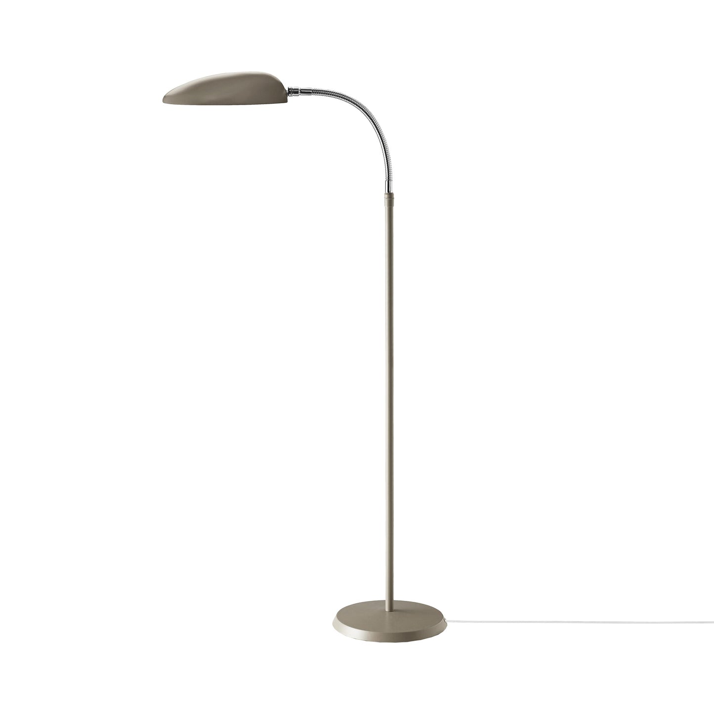 Cobra Floor Lamp in Warm Grey Semi Matt.