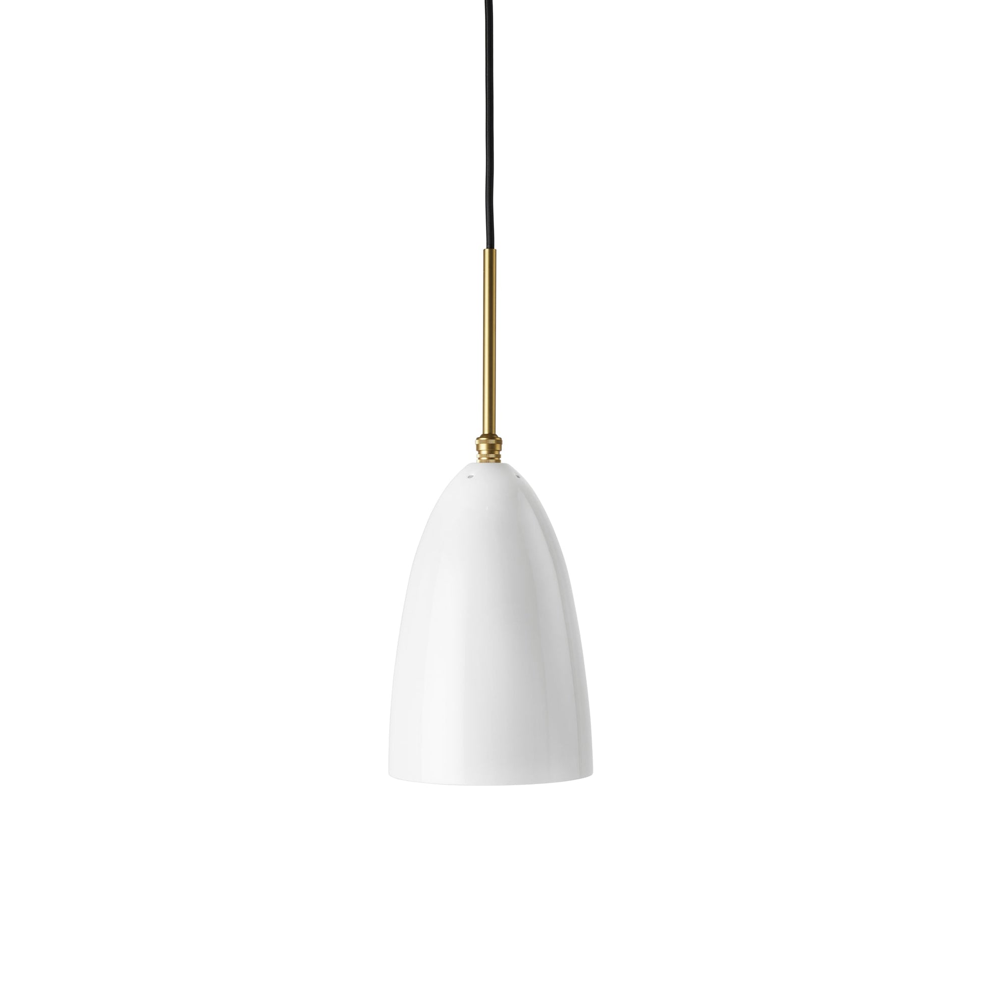 Gräshoppa Pendant Light in Alabaster White Glossy.