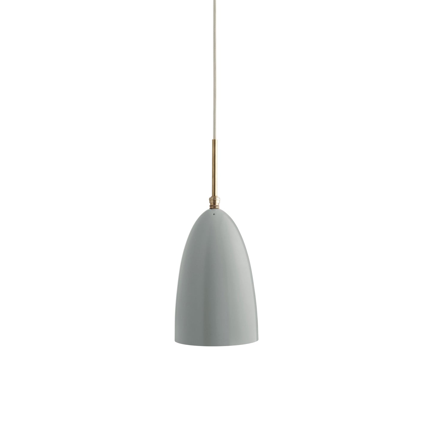 Gräshoppa Pendant Light in Dusty Blue Semi Matt.